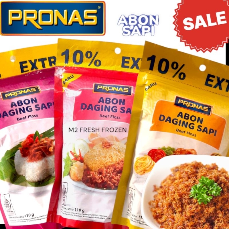 

Abon Pronas Daging sapi 110 gram | Pedas | Ori | bawang