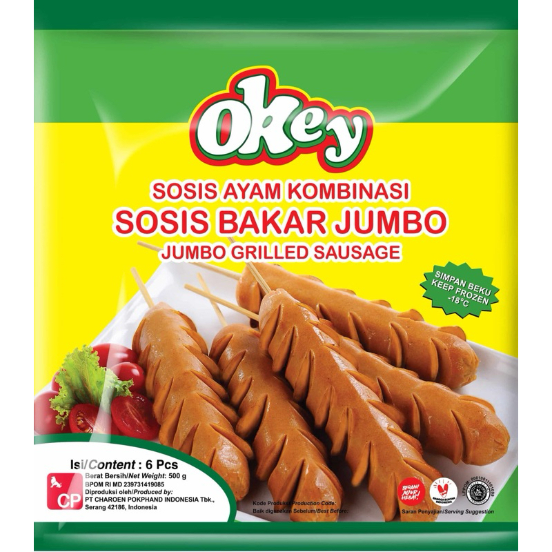 

Okey Sosis Bakar Jumbo 500gr