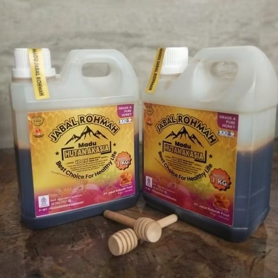 

Madu Hutan Akasia 1kg Jabal Rohmah Murni Asli Grade A 100% Alami Pure Raw Honey
