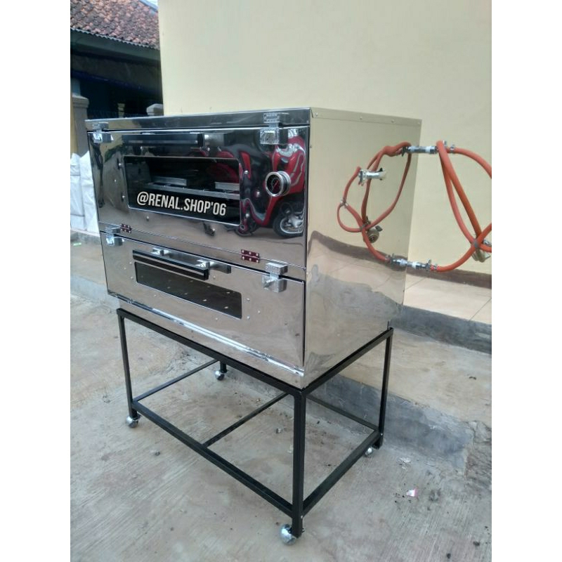 Oven gas/Oven stainless ukuran 90cm bahan stainless steel