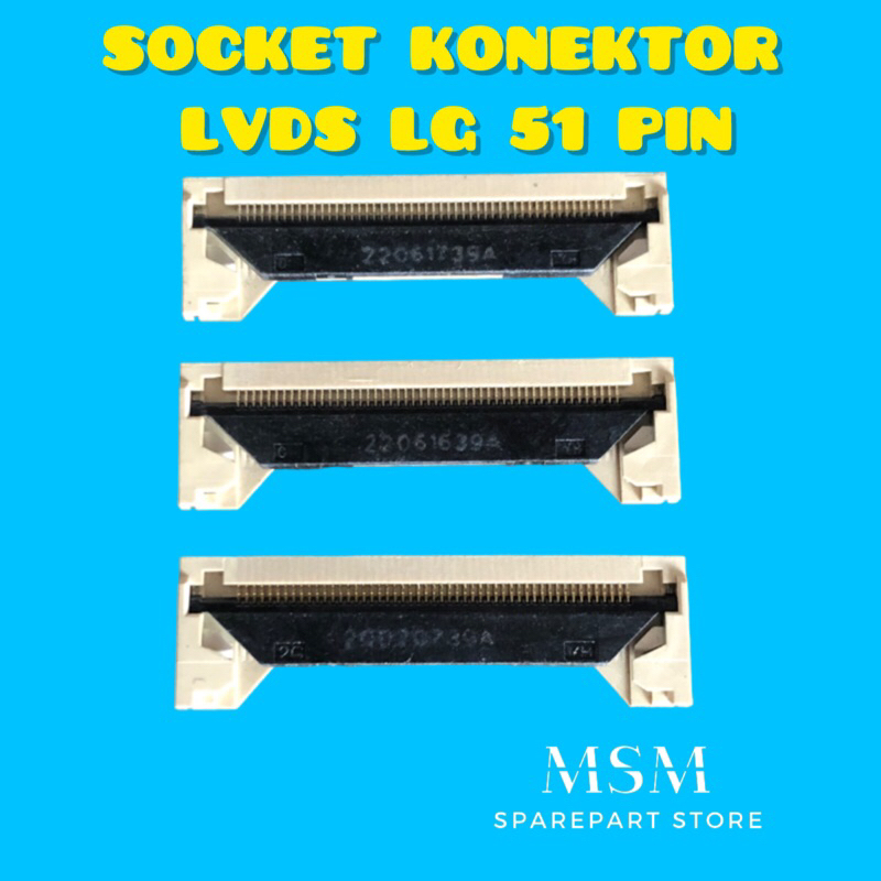 SOCKET KONEKTOR LVDS LG 51 PIN
