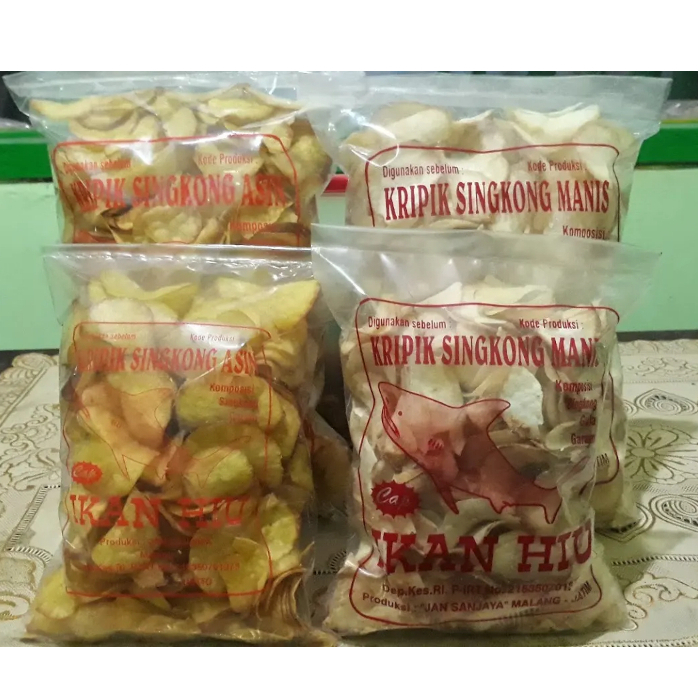 

Kripik Singkong Manis Cap Ikan Hiu Kemasan Kecil 1 Pack Isi 20 Pcs