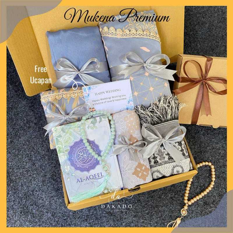 HAMPERS MUKENA SET SESERAHAN KADO WEDDING / HAMPERS ALAT SHOLAT MUKENA KADO PACAR / HADIAH SESERAHAN