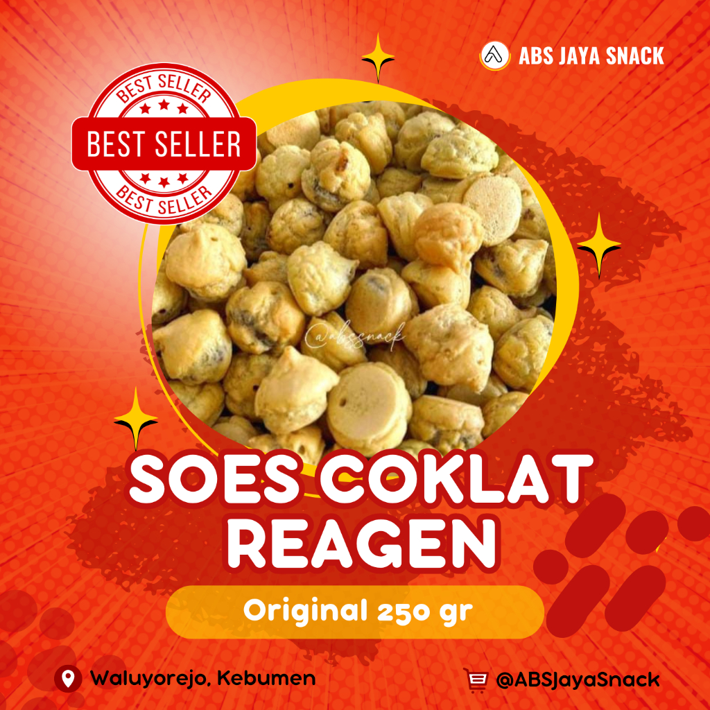 

SOES COKLAT REAGEN (MINI SOES KERING) | ABS JAYA SNACK