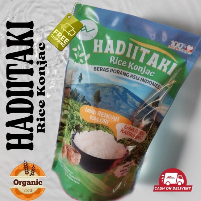 

Terjangkau 1 kg asli beras porang hadiitaki