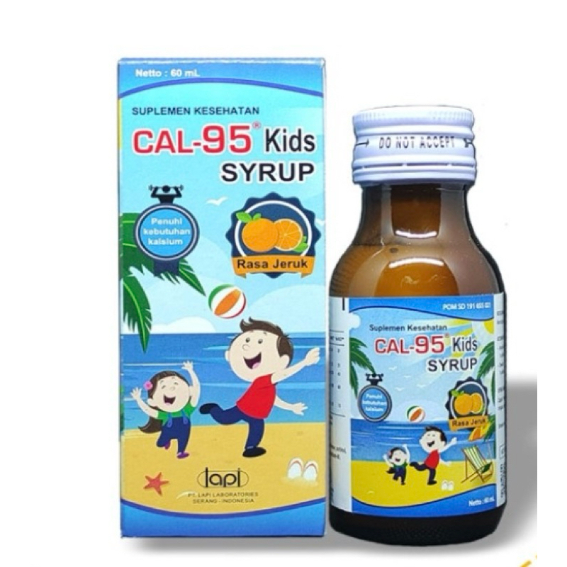 Cal 95 kids sirup kalsium anak