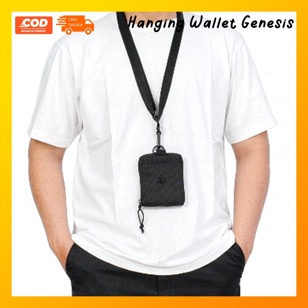 Dompet Pria Wanita Waterproof Dompet Kartu Card Holder Hanging Wallet Dompet Kalung Leher Dompet Pre
