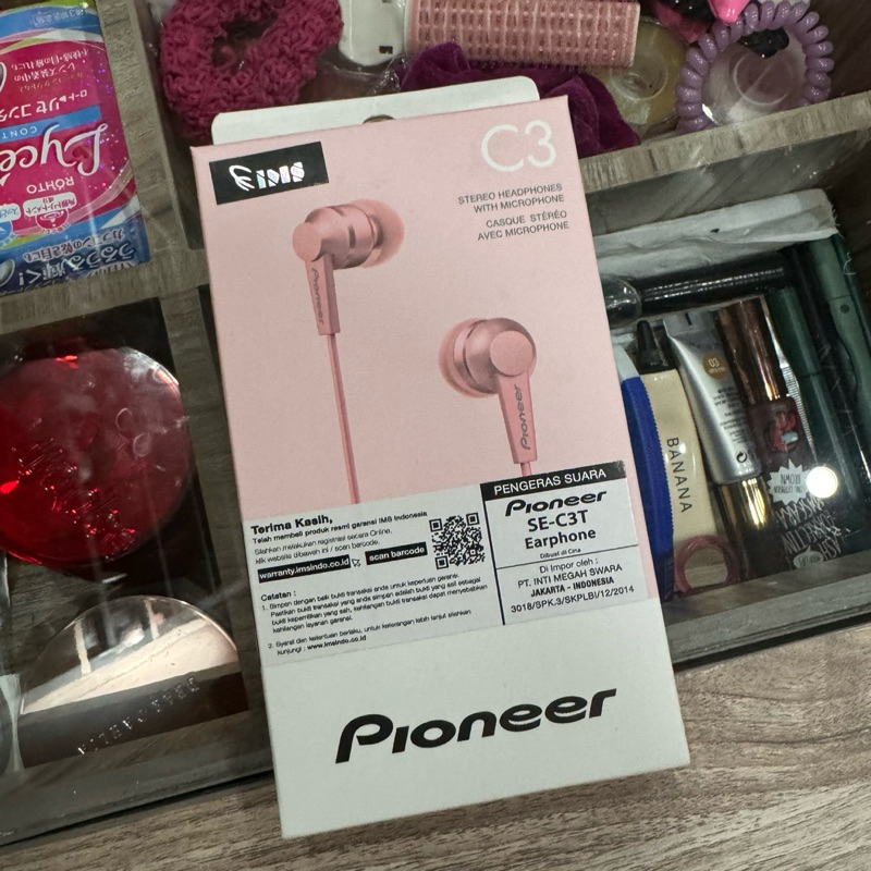 Pioneer Earphone Pink
