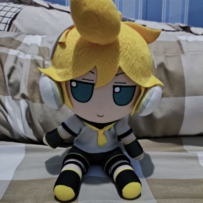 Kagamine Len Fumo V4X Gift Plushie Nuigurumi - Vocaloid Hatsune Miku