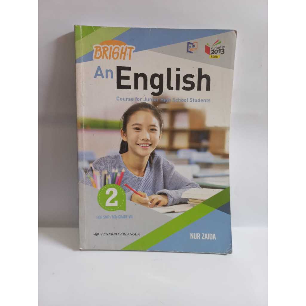 BRIGHT AN ENGLISH SMP KELAS 8 ERLANGGA K13