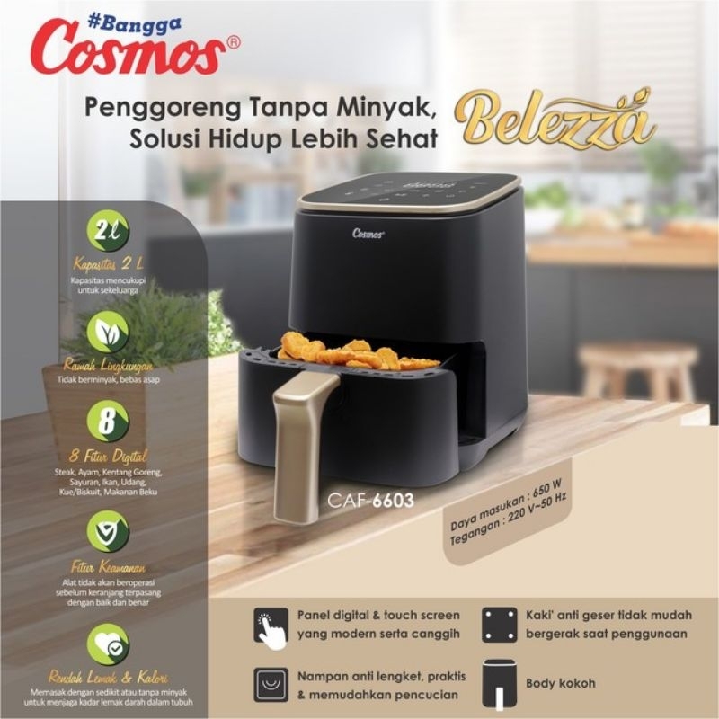 Cosmos Air Fryer low watt