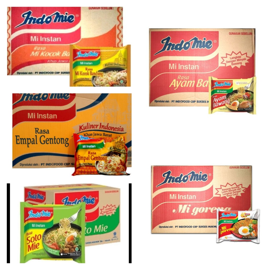 

INDOMIE KUAH & GORENG 1 DUS, INDOMIE ISI 40 PCS MURAH MERIAH