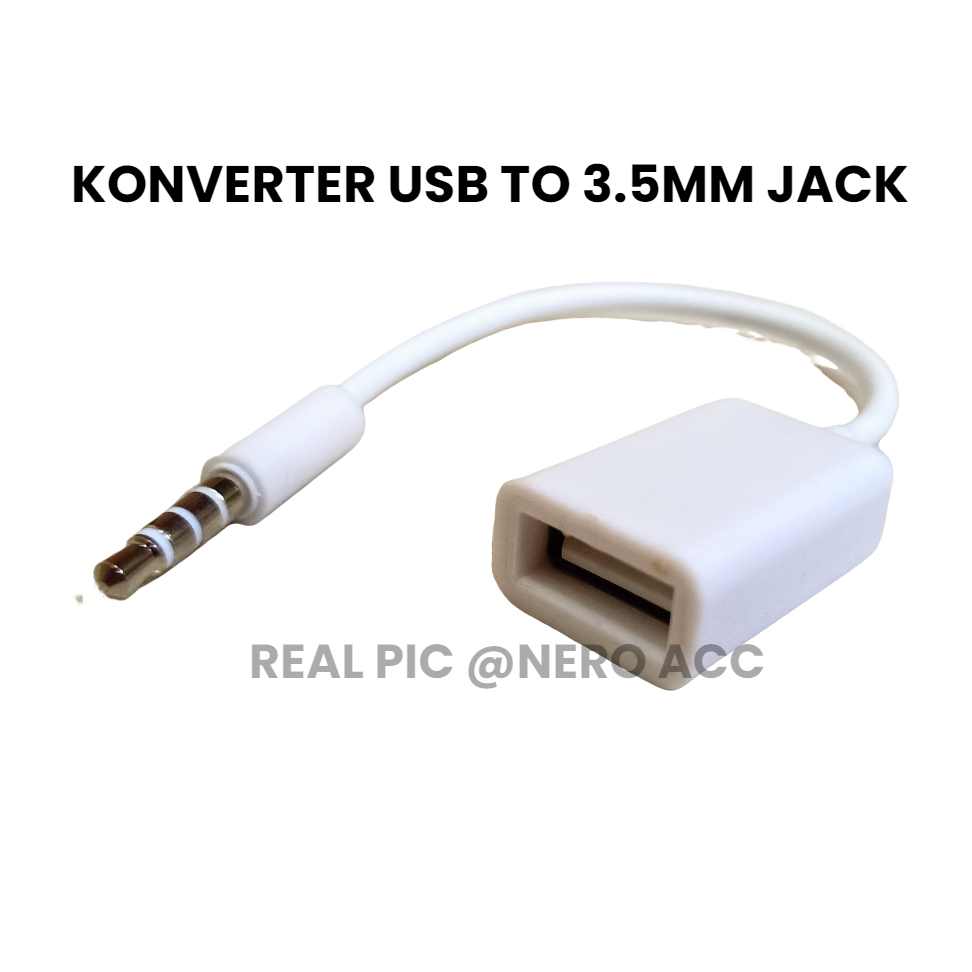 KABEL KONVERTER JACK 3.5MM TO USB 2.0