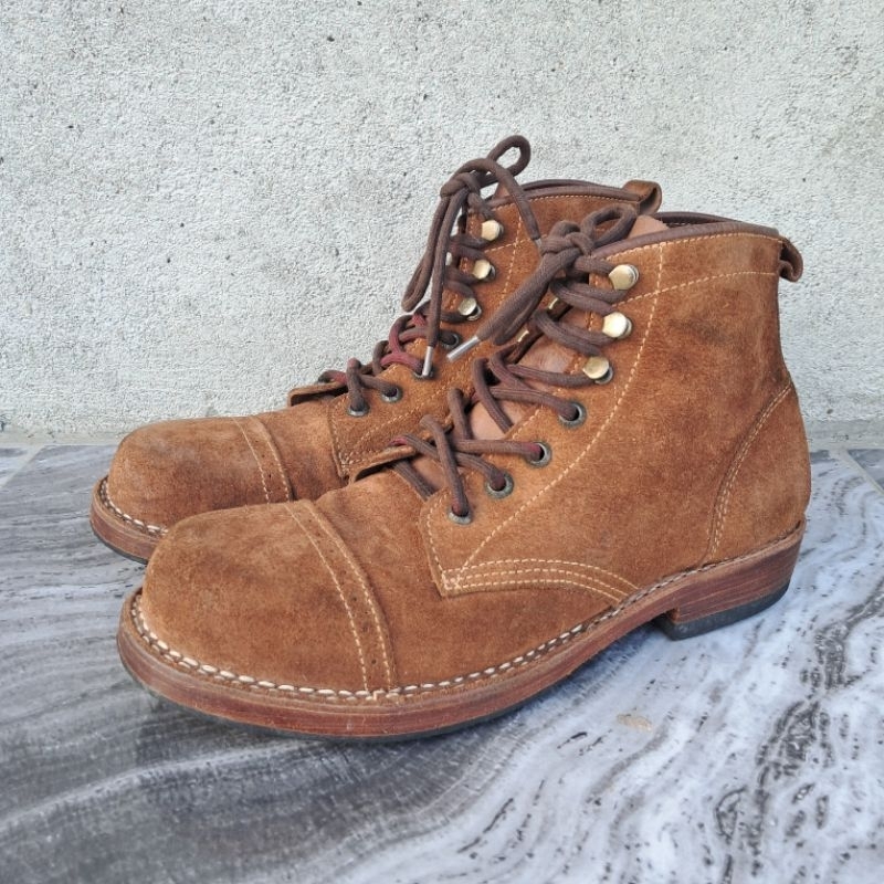 Santalum x Deus Machina Leather Boots Size 42 (Limited Pairs) Motor Riding