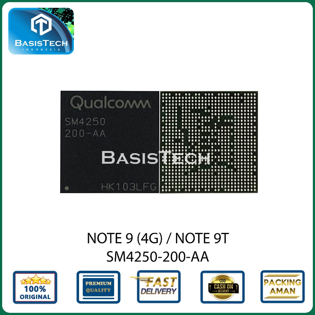 IC CPU XIAOMI REDMI NOTE 9 - NOTE 9T - SM4250-200-AA - NEW ORI