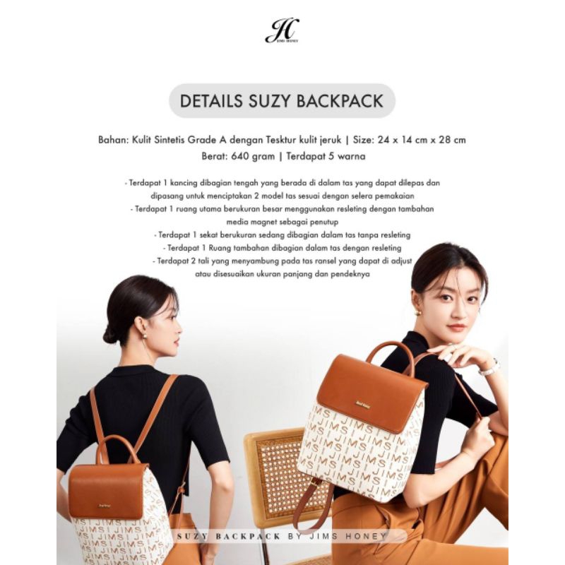 Suzy Backpack From Jims Honey