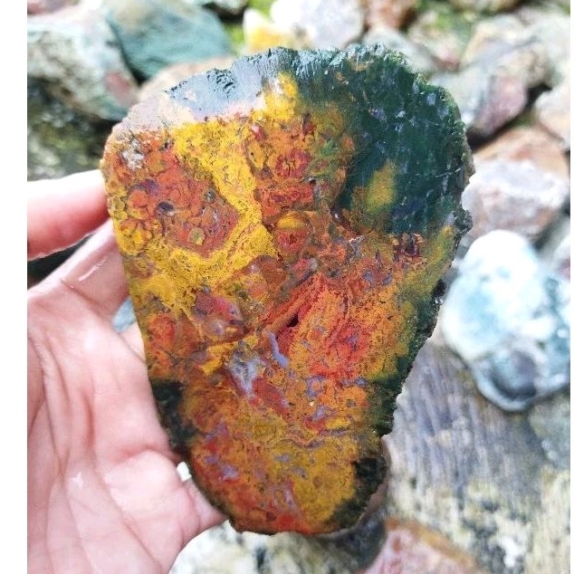 LEMPENGAN BATU PANCAWARNA KLAWING Super kode SP17