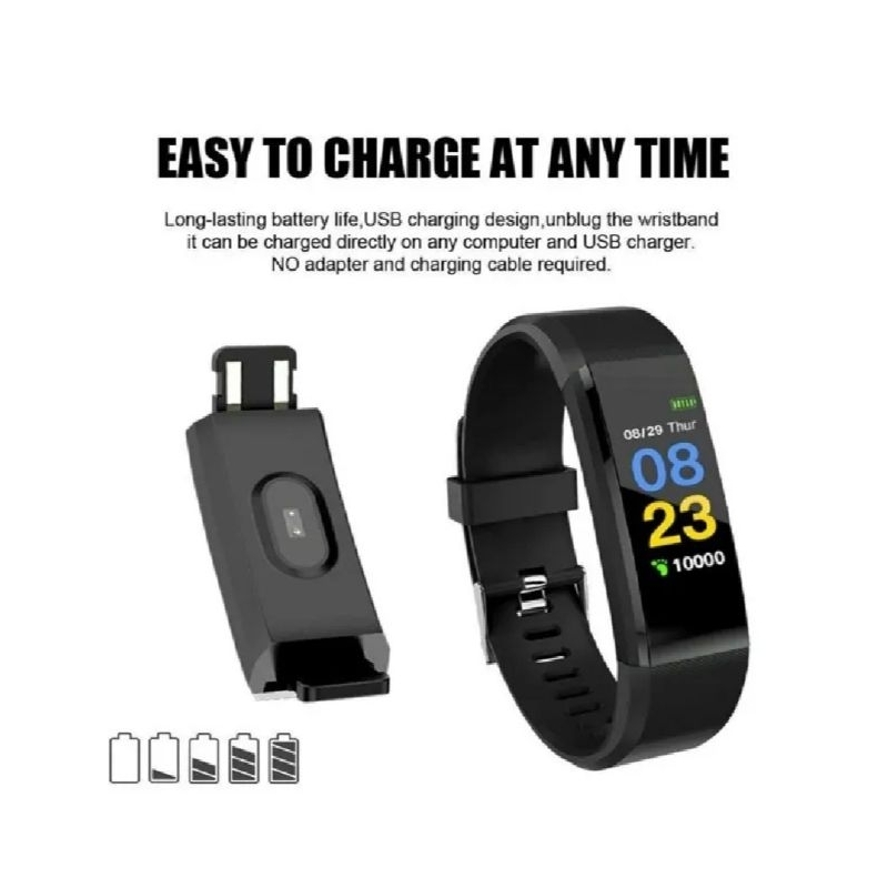 BEST DEALS FITPRO Smartwatch 115 Plus Smartband Fitness Tracker