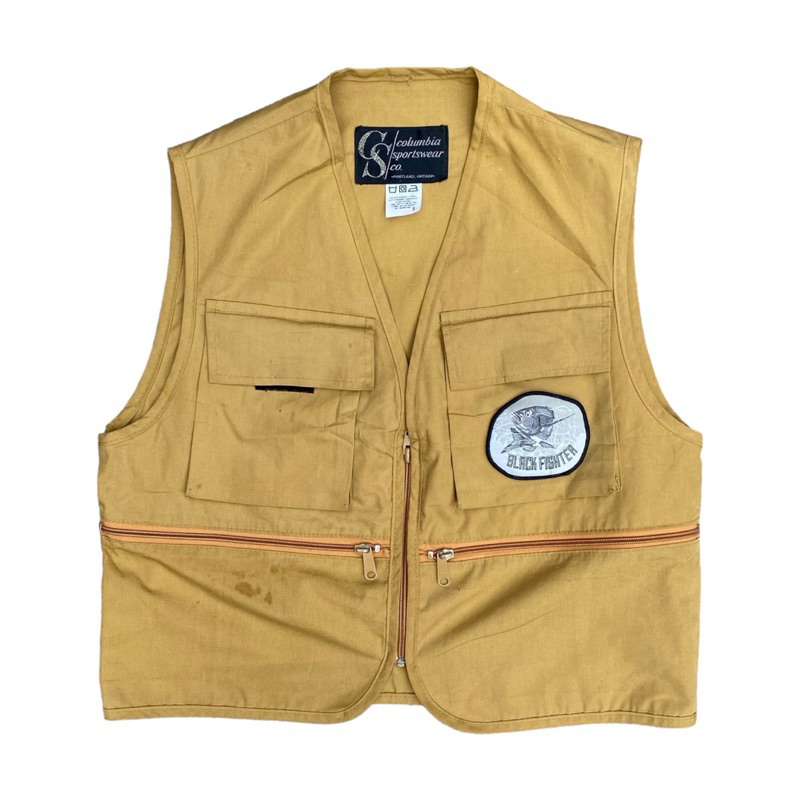 Fishing vest Columbia 70’s vest mancing