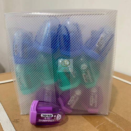 

(1 BOX / 24 PCS) Rautan Serutan Sharpener Joyko B-72