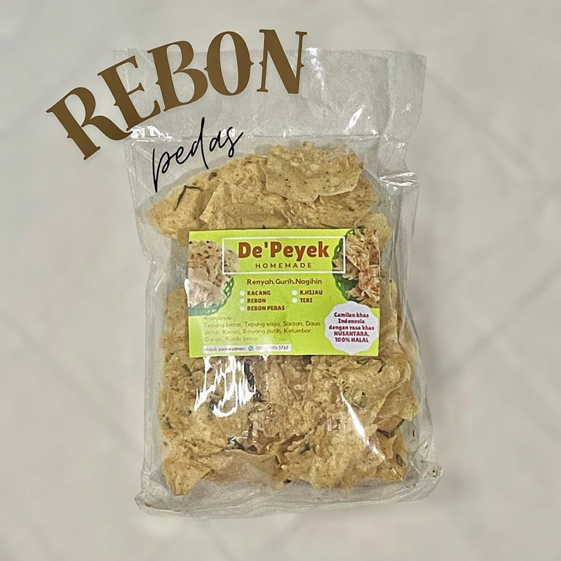 

De’Peyek Enak Peyek Rebon Peyek Rebon Pedas