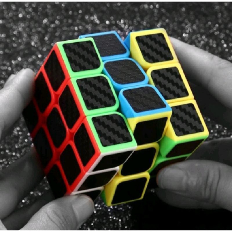 Mainan Kubus Rubik Magic Cube 3 x 3 x 3 - Mix Color