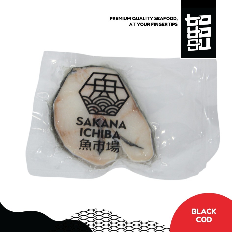 

BLACK COD STEAK - IKAN GINDARA STEAK - FROZEN - TOYOSU