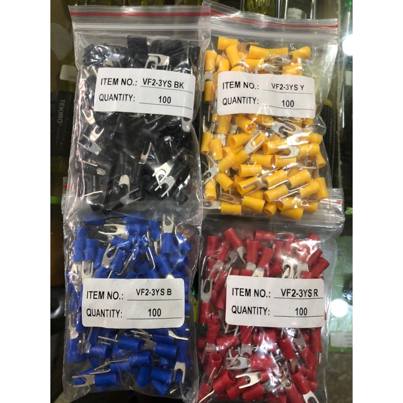 Skun Kabel Garpu / Y 2 - 3 Skun Kabel 2,5mm