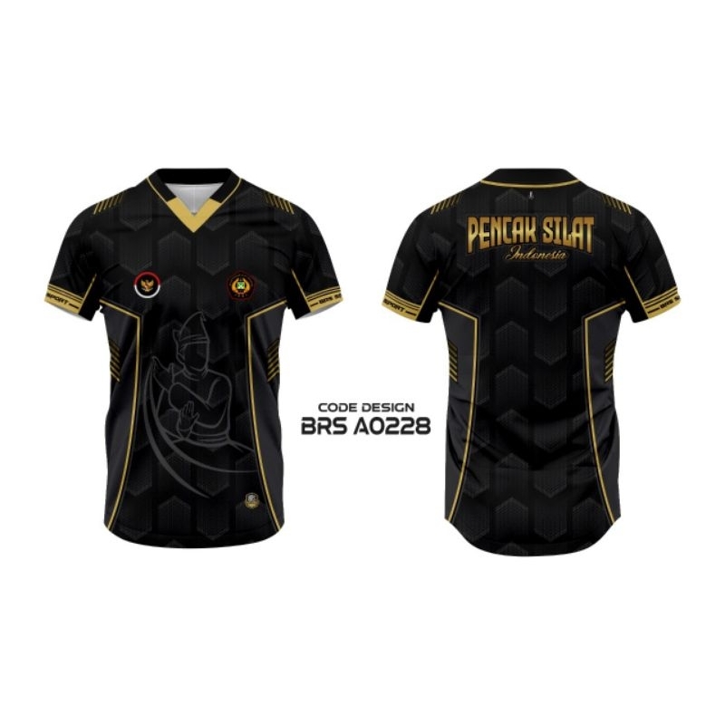JERSEY IPSI PENCAK SILAT / KAOS JERSEY PENCAK SILAT IPSI FULL PRINTING KUALITAS PREMIUM