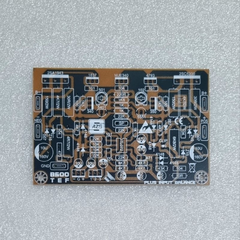 PCB Driver APEX B500 TEF XPC Input Balance Apex TEF