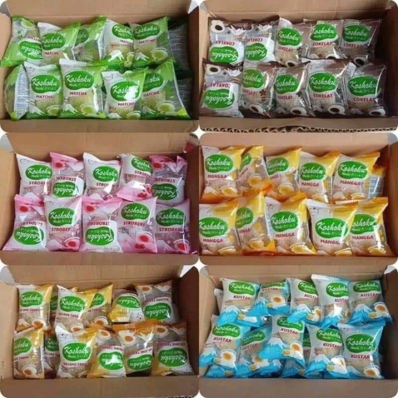

Koshoku Mochi Kue Cemilan Viral Moci Kosoku - Varian Rasa Kacang Tanah