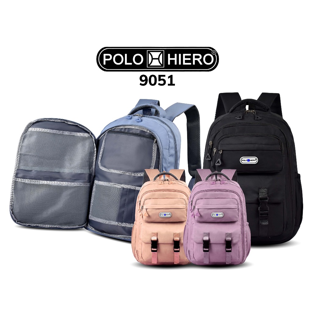 Polo Hiero Tas Ransel Kulkas Polo Hiero 9051 Tas Backpack Wanita