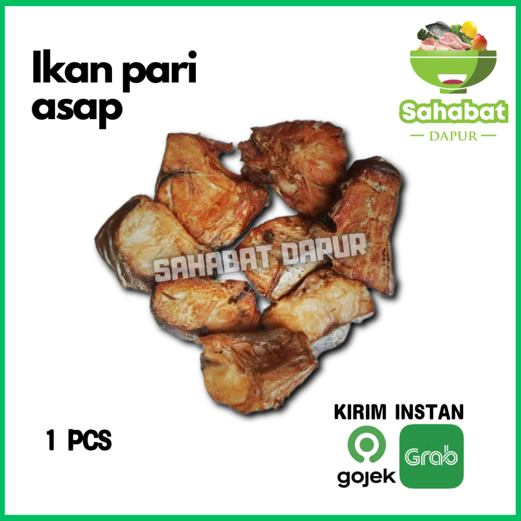 

Ikan Pari Asap 1pcs / 1 potong - Sahabatdapur