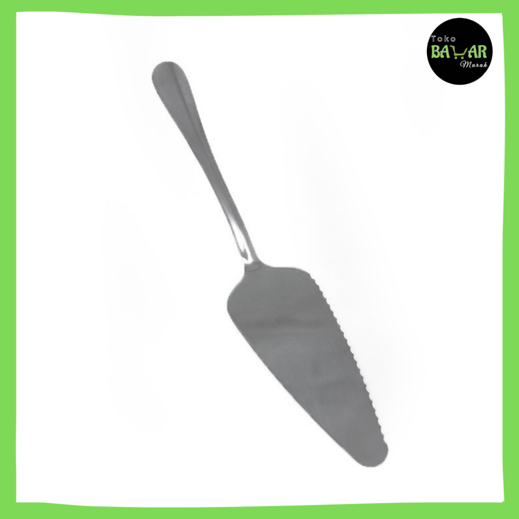 Cake Shovel Stainless Steel / Sendok Spatula Segitiga Stainless Steel Serbaguna Tahan Panas
