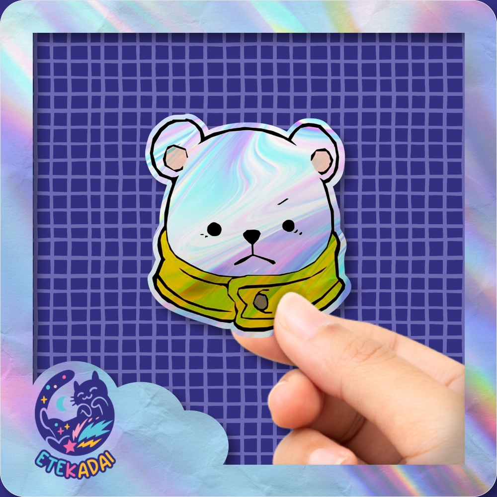 

Stiker Hologram Anime One Piece Bepo
