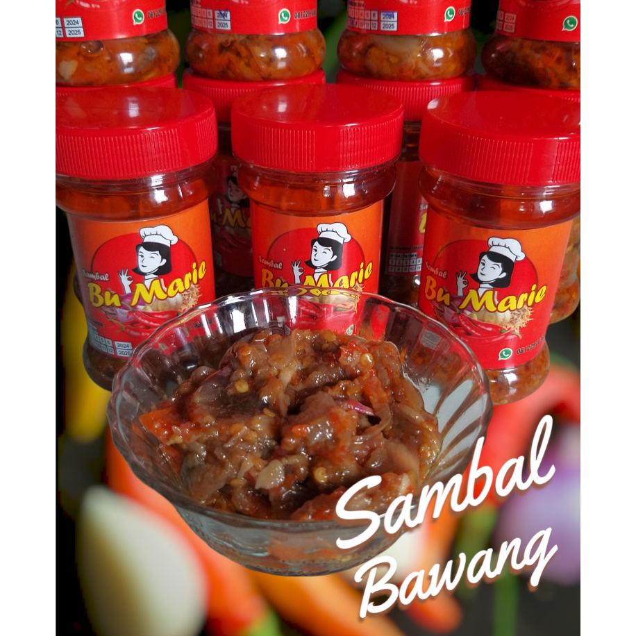 

Sambal Bawang Bu Marie 120g Homemade Tanpa Pewarna dan Pengawet