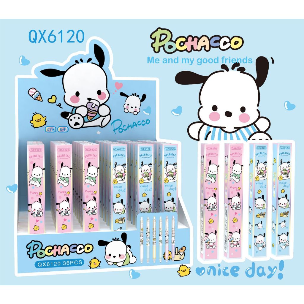 

CAPY STORE / POCHACCO blind box 1 pc /pulpen misteri karakter POCHACCO SANRIO / gel pen 0.5 mm.