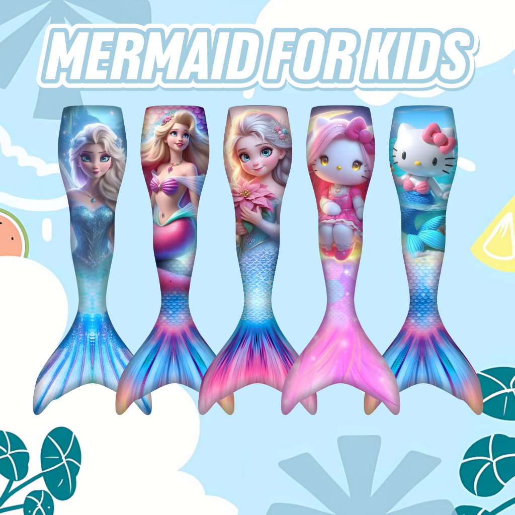 Baju renang Anak Perempuan Kostum Mermaid