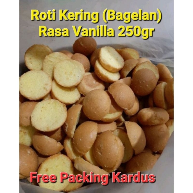 

Bagelan Bandung // Roti Kering Rasa Vanilla isi 250gr