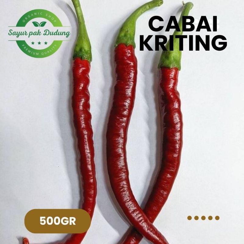 

cabai merah keriting fresh 500gr