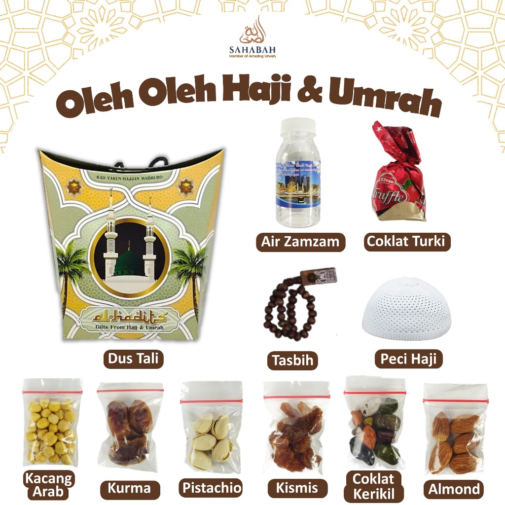 

Oleh Oleh Haji dan Umroh Grosir Murah Lengkap Souvenir Haji Umroh Zam Zam Coklat Arab Kacang Kurma