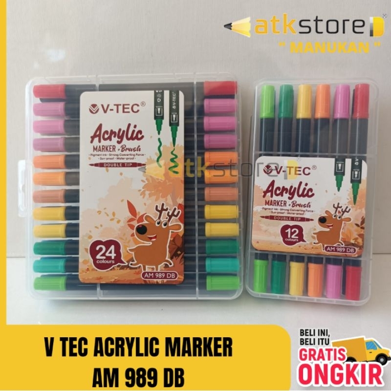 

V TEC ACRYLIK MARKER & BRUS AM 989 DB