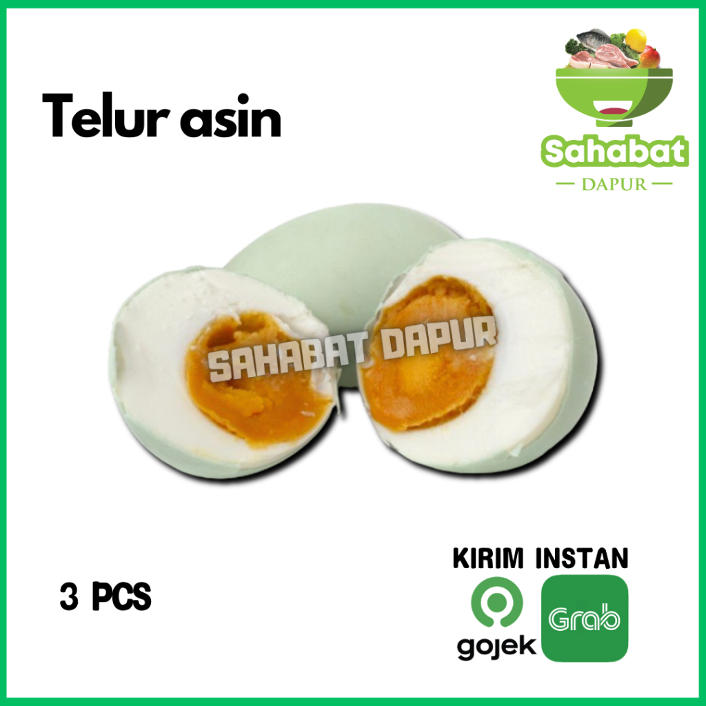 

Telur Asin 3pcs / Telur Asin Matang / Telur Fresh - Sahabatdapur