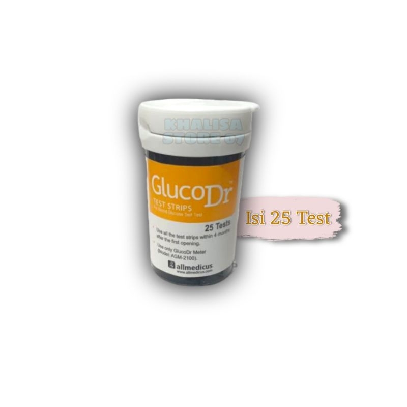 Gluco dr Strip Isi 25 Test / Gluco dr