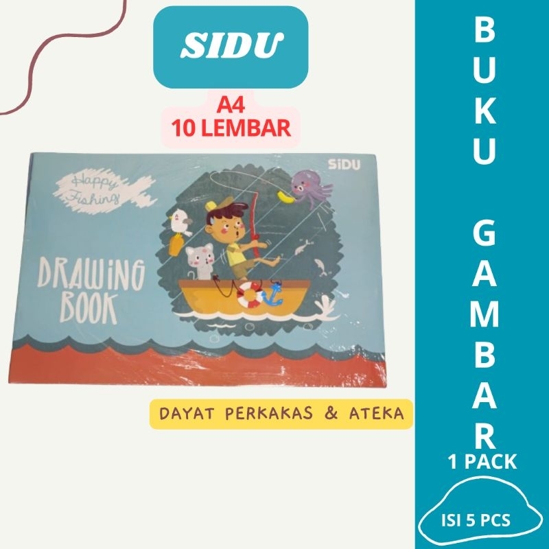 

SIDU BUKU GAMBAR A4 1 PACK ISI 5 BUKU