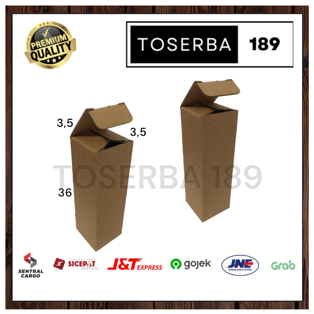 

kardus packing diecut/box pizza uk 3,5x3,5x36 cm