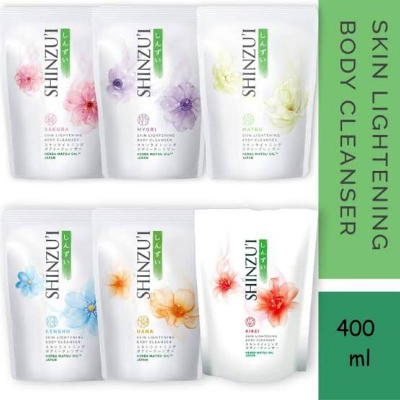 Shinzui Body Wash 400 Ml Refill PROMO MURAH/ Sabun Mandi Cair Shinzui Refill 400 Ml PROMO MURAH