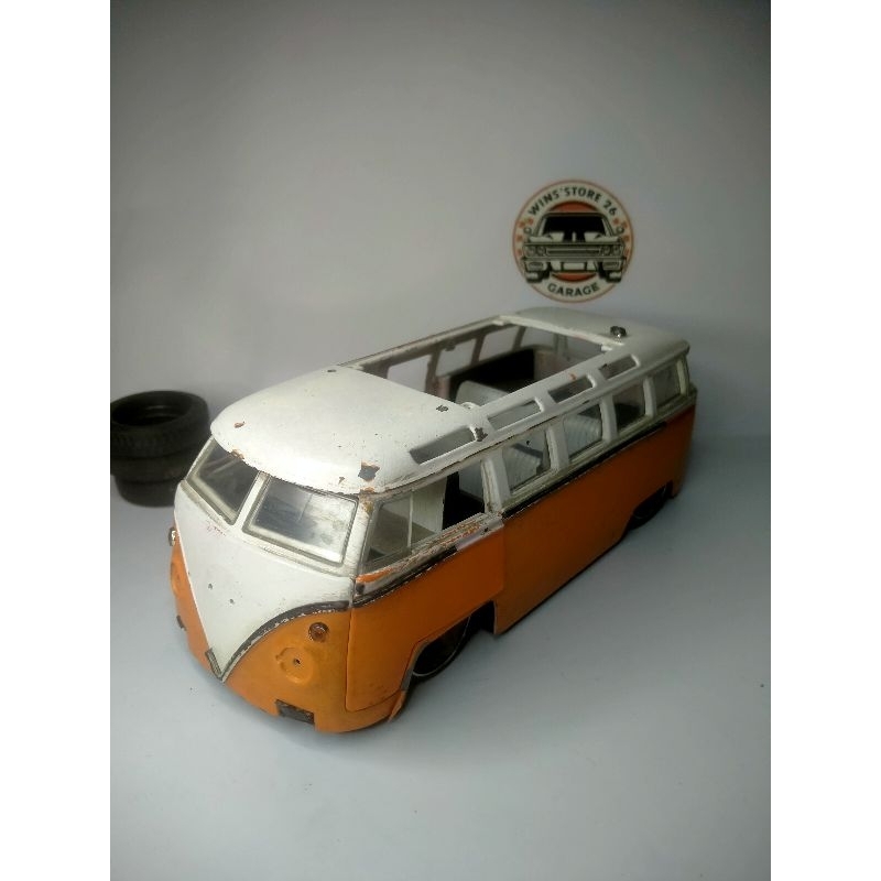 Diecast JADA 1962 VOLKSWAGEN BUS 1/24 JUNK BEKAS