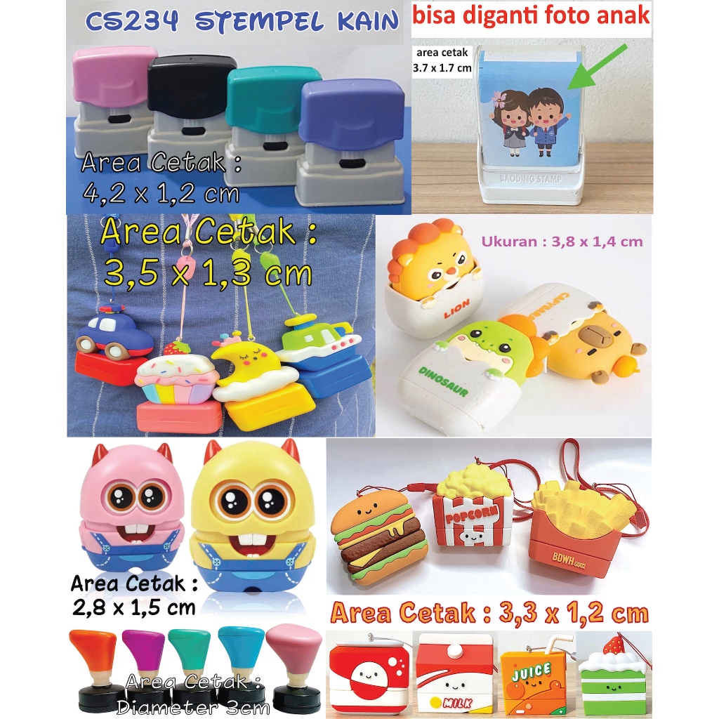 

Stempel BAJU (KAIN) Custom Stamp / Stempel KAIN (Baju) Nama