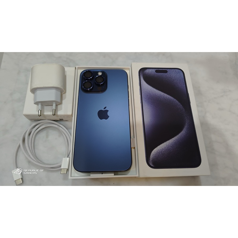 Iphone 15 Pro Max 256 Blue iBox Second